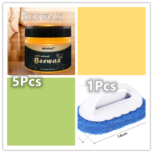 Organic Natural Pure Wax Wood Seasoning Beewax Complete Solution Furniture Care Beeswax Home Cleaning Cleaner Tools
