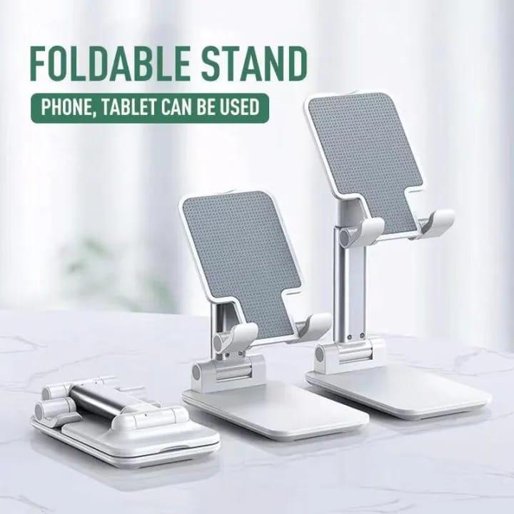 Adjustable Phone Stand Black White ABS Plastic