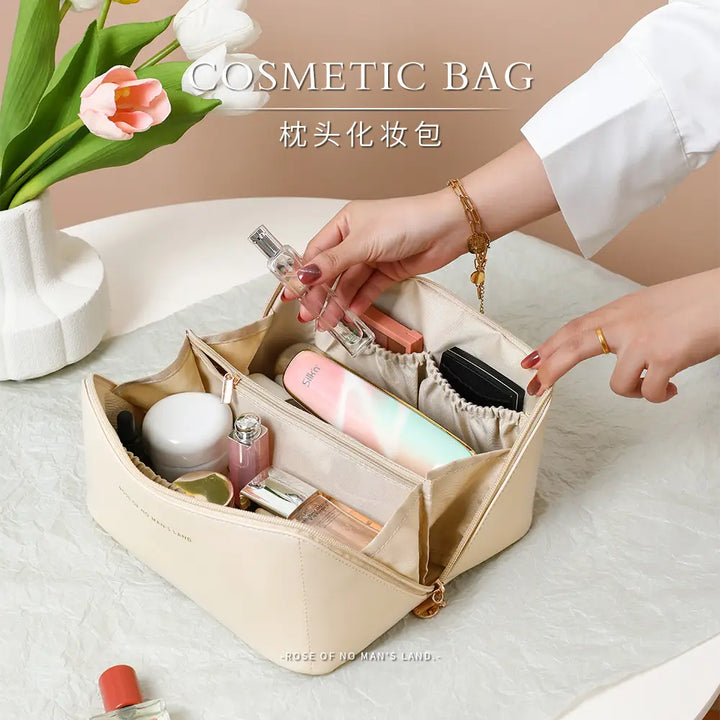 Portable Makeup Brush & Cosmetics Storage Bag
