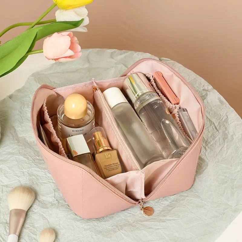 Portable Makeup Brush & Cosmetics Storage Bag