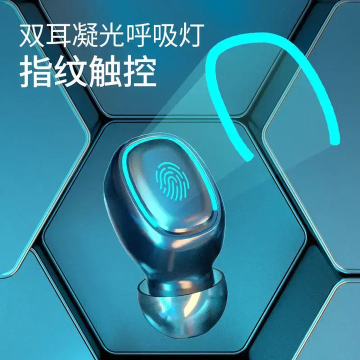 Wireless Bluetooth Headset with LED Display & Long Battery