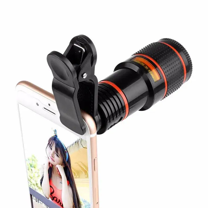 12X Retractable Mobile Phone Lens for HD Photography